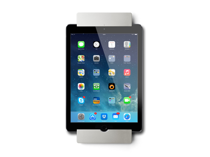 smart things sDock Air iPad Wandhalterung silber