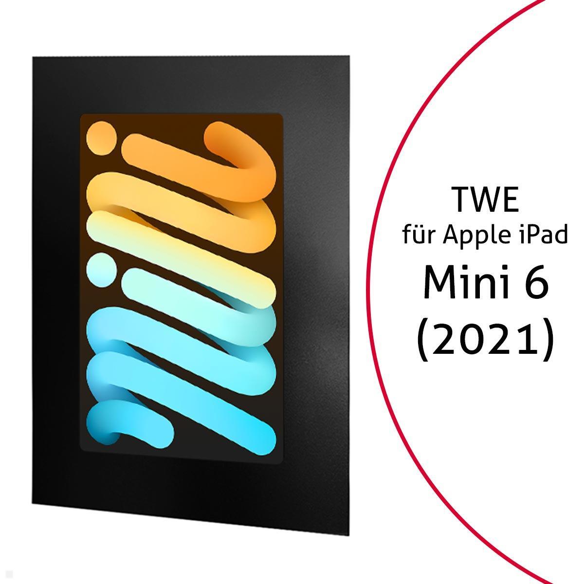 TabLines TWE109B Tablet Wandeinbau für Apple iPad Mini 6 (2021), schwarz TabLines TWE109B Tablet Wandeinbau für Apple iPad Mini 6 (2021), schwarz