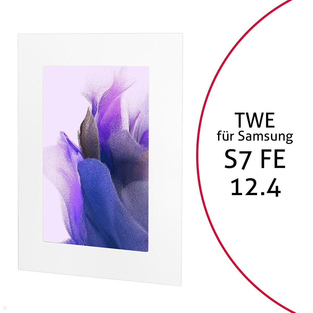 TabLines TWE102W Tablet Wandeinbau für Samsung Tab S7 FE 12.4, weiß TabLines TWE102W Tablet Wandeinbau für Samsung Tab S7 FE 12.4, weiß