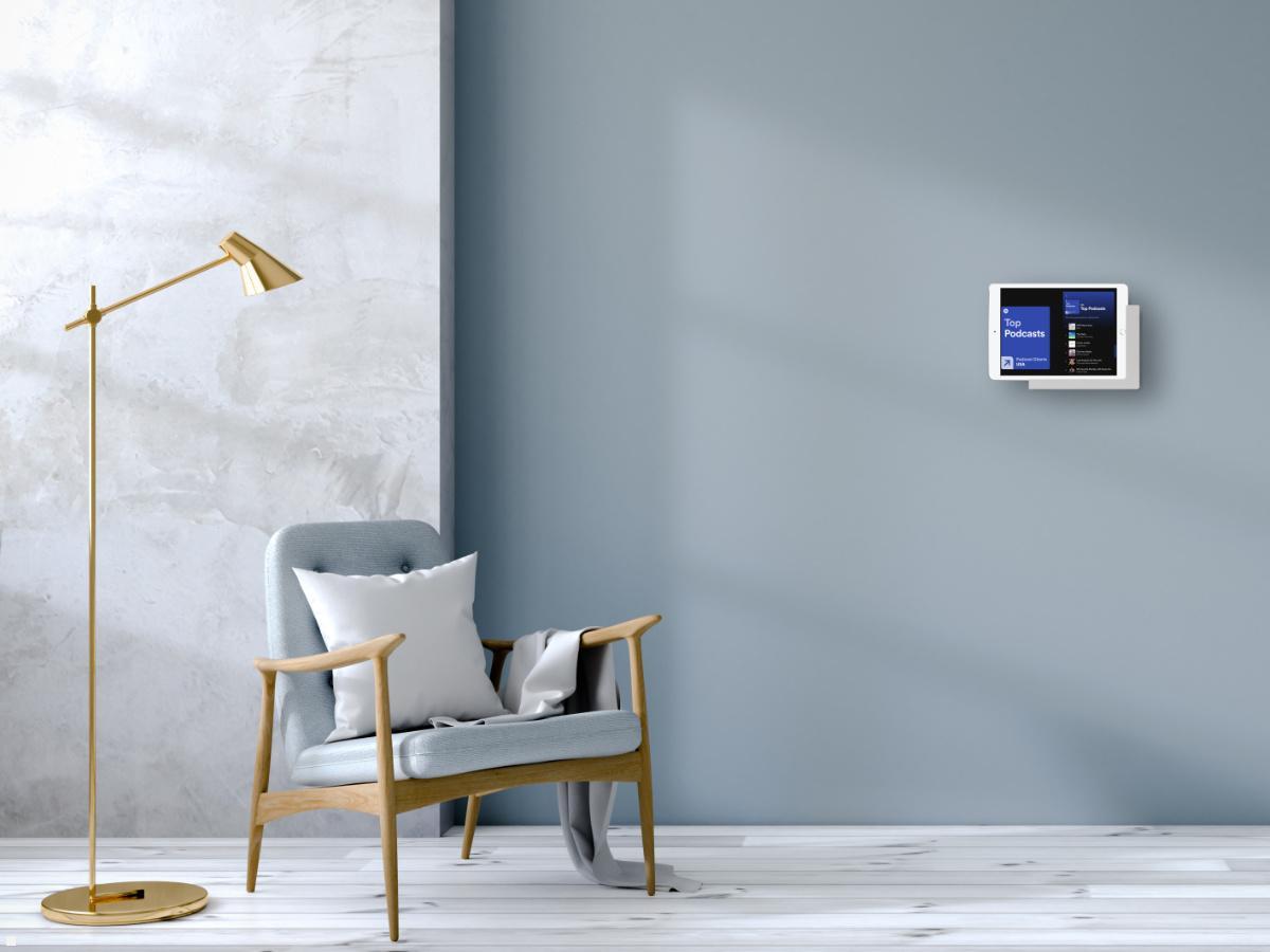 TabLines TWP002W Tablet Wandhalter für Samsung Tab A 10.1 (2019), weiß, Anwendung Smart Home TabLines TWP002W Tablet Wandhalter für Samsung Tab A 10.1 (2019), weiß, Anwendung Smart Home