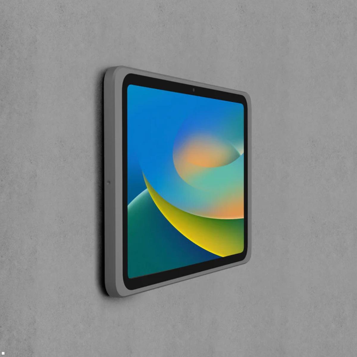 Displine Dame Wall 2.0 Wandhalter Apple iPad 10.9 (10. Gen.) mit USB-C, Titanium eloxiert schmales Design Displine Dame Wall 2.0 Wandhalter Apple iPad 10.9 (10. Gen.) mit USB-C, Titanium eloxiert schmales Design