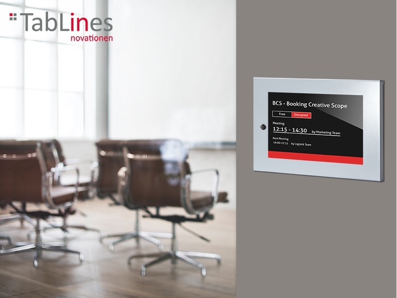 TabLines TSG030S Tablet Schutzgehäuse für Apple iPad Pro 12.9 - HB, silber als Room Manager TabLines TSG030S Tablet Schutzgehäuse für Apple iPad Pro 12.9 - HB, silber als Room Manager