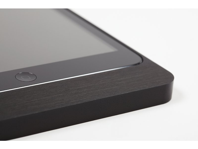Basalte Eve diebstahlsicherer Wandhalter für iPad Mini 1/2/3, rund schwarz Cover