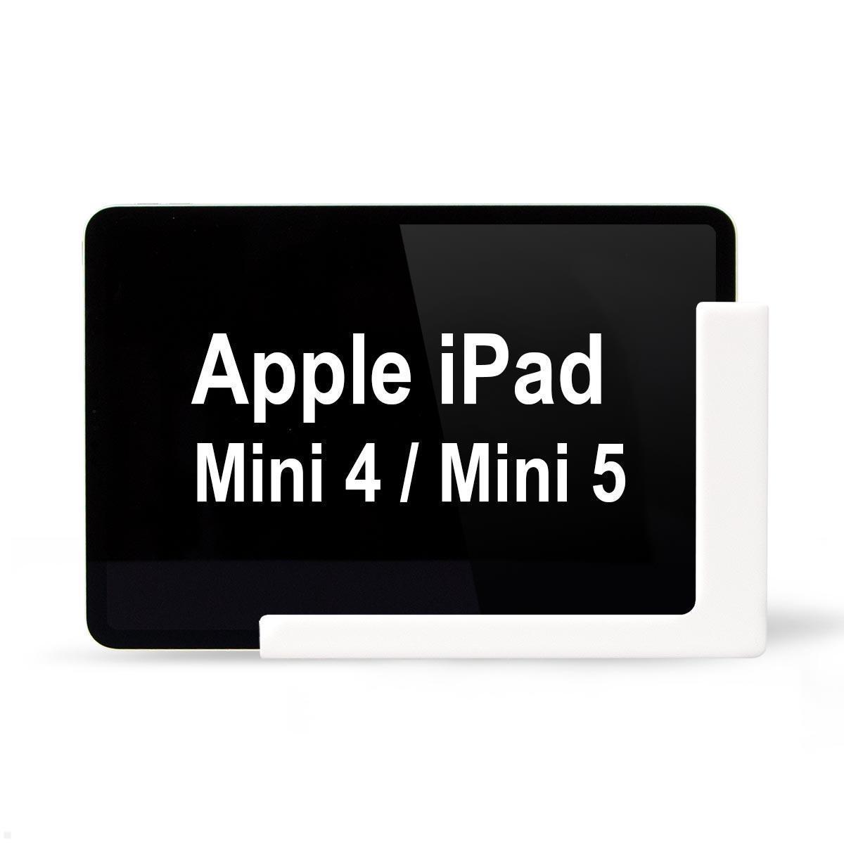 TabLines TWP024W iPad Wandhalterung mit Ladefunktion für Apple iPad Mini 4-5, weiß