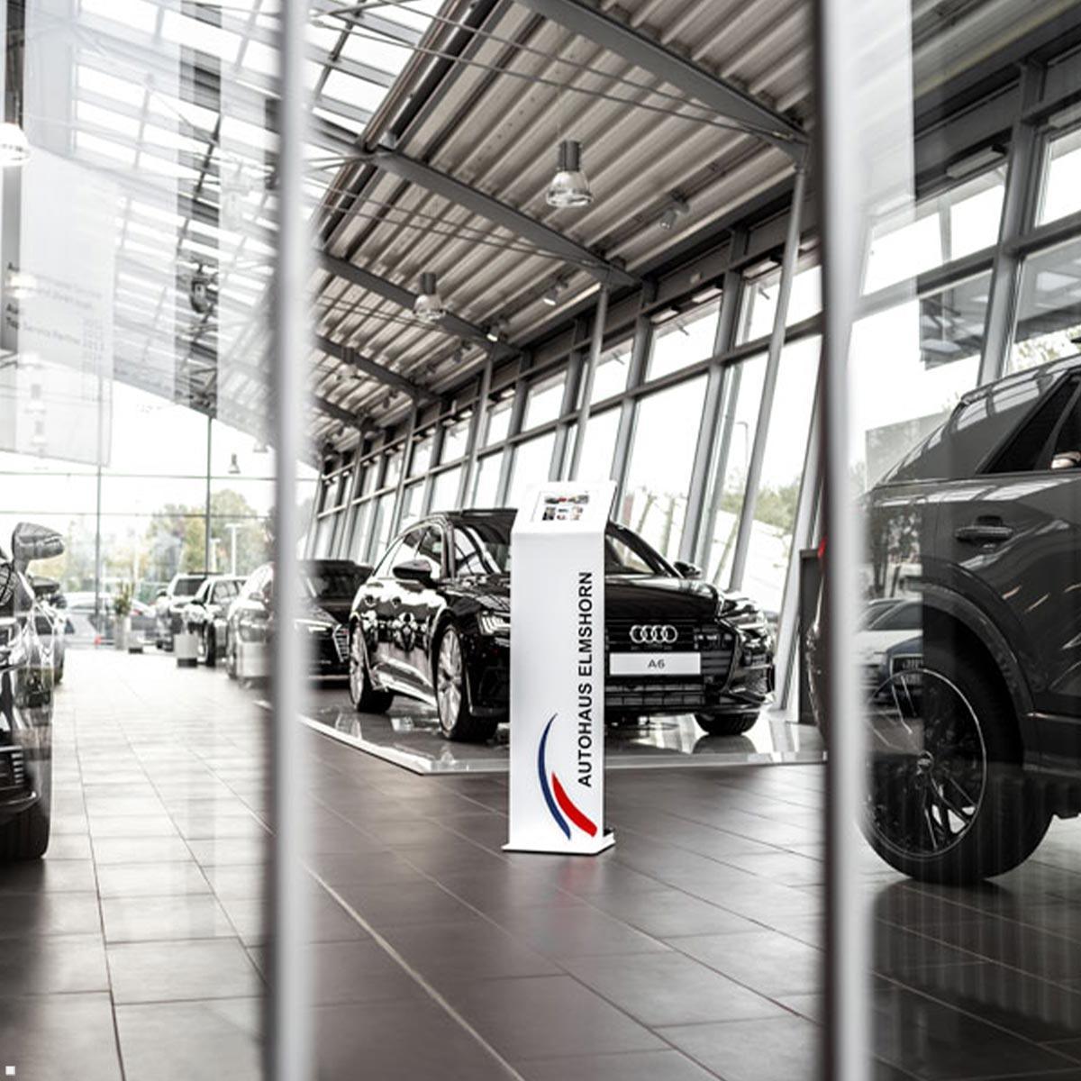 Tablines TBS103 Design Tabletständer quer mit Akku Apple iPad Air 4 und 5 10.9 Anwendung Autohaus Tablines TBS103 Design Tabletständer quer mit Akku Apple iPad Air 4 und 5 10.9 Anwendung Autohaus