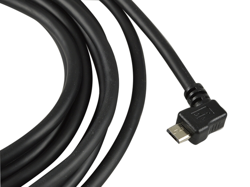 TecLines TUC005B USB Kabel 5m von Micro-B-Stecker 90° gewinkelt auf Typ A TecLines TUC005B USB Kabel 5m von Micro-B-Stecker 90° gewinkelt auf Typ A