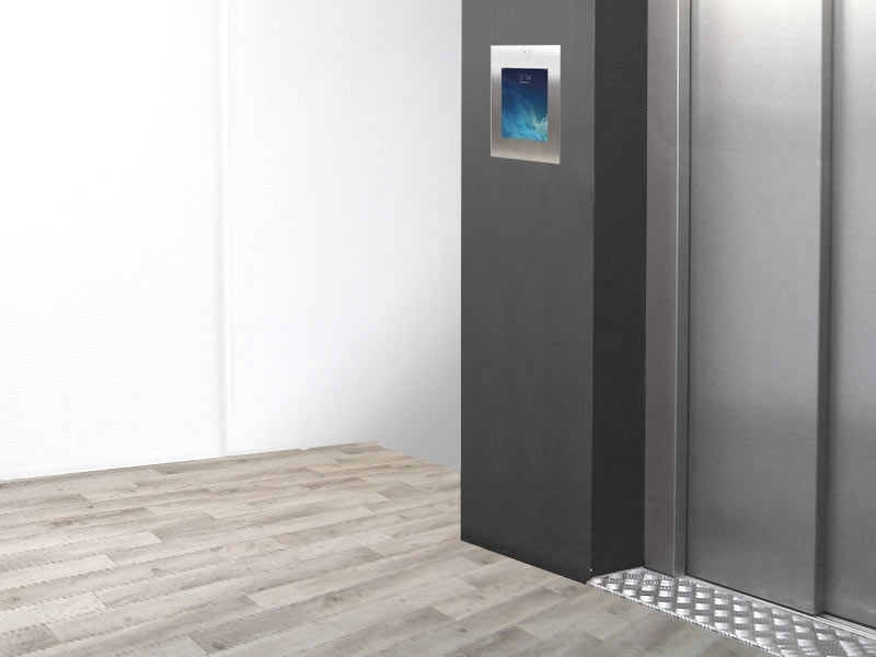 TabLines TWE055E Tablet Wandeinbau für Apple iPad Air 2 DS, Edelstahl Anwendung TabLines TWE055E Tablet Wandeinbau für Apple iPad Air 2 DS, Edelstahl Anwendung