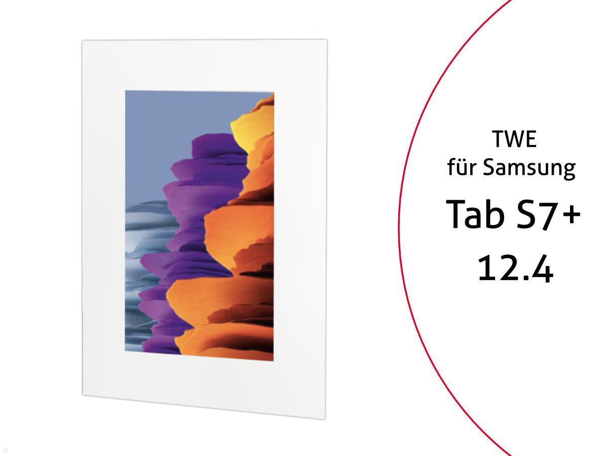 Tablet Wand Halterung Samsung Galaxy Tab S7+ 12.4, weiß Tablet Wand Halterung Samsung Galaxy Tab S7+ 12.4, weiß
