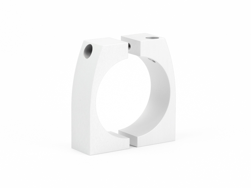 MonLines MBR60W Befestigungsring für Säulen 56-60mm weiß side MonLines MBR60W Befestigungsring für Säulen 56-60mm weiß side