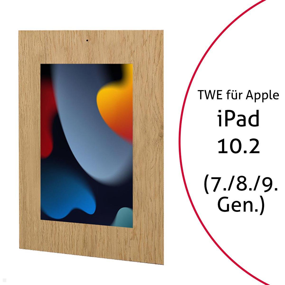 TabLines TWE088O Tablet Wandeinbau für Apple iPad 10.2 (7./8./9. Gen), DS, Eiche TabLines TWE088O Tablet Wandeinbau für Apple iPad 10.2 (7./8./9. Gen), DS, Eiche