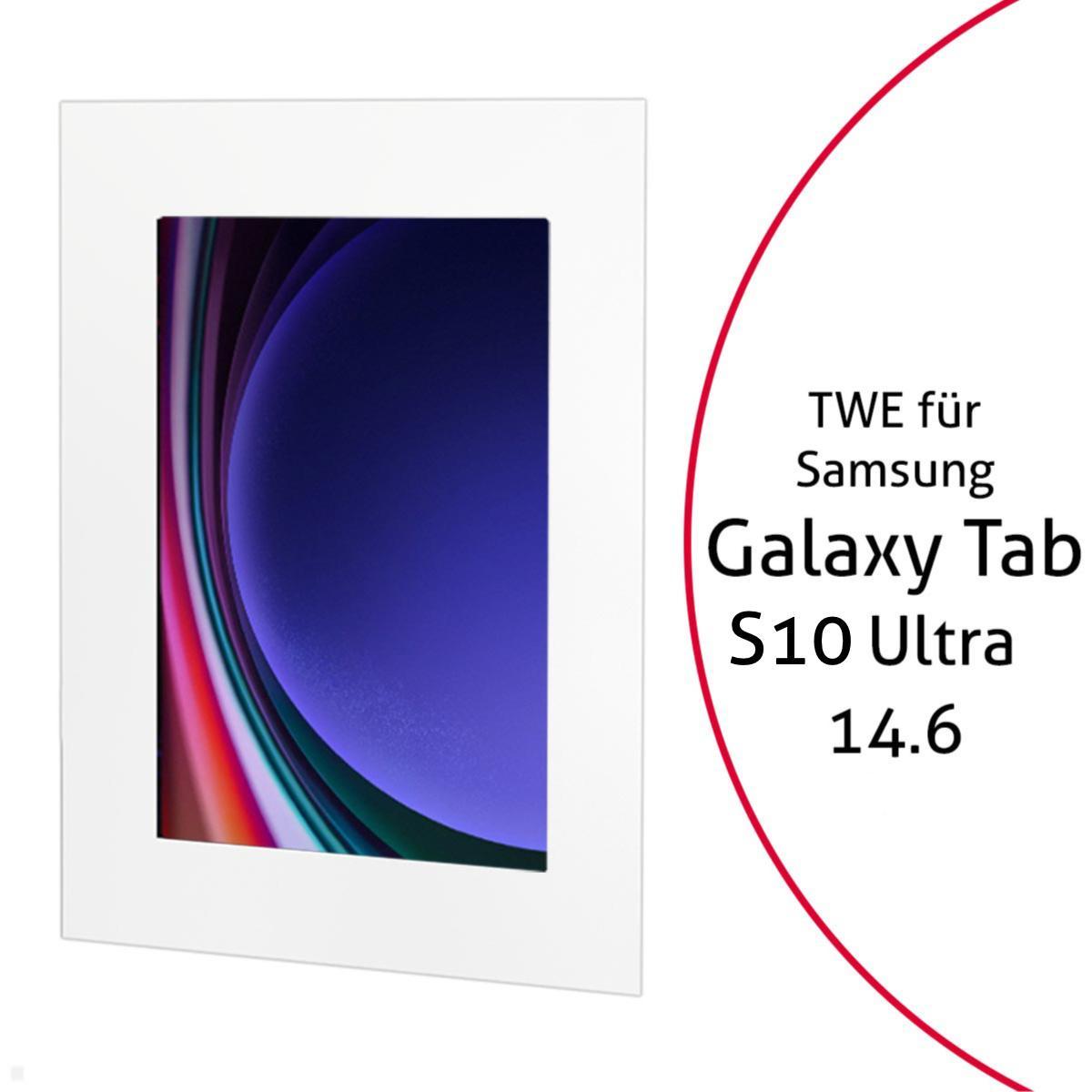 TabLines TWE123W Tablet Wandeinbau für Samsung Tab S10 Ultra 14.6, weiß TabLines TWE123W Tablet Wandeinbau für Samsung Tab S10 Ultra 14.6, weiß