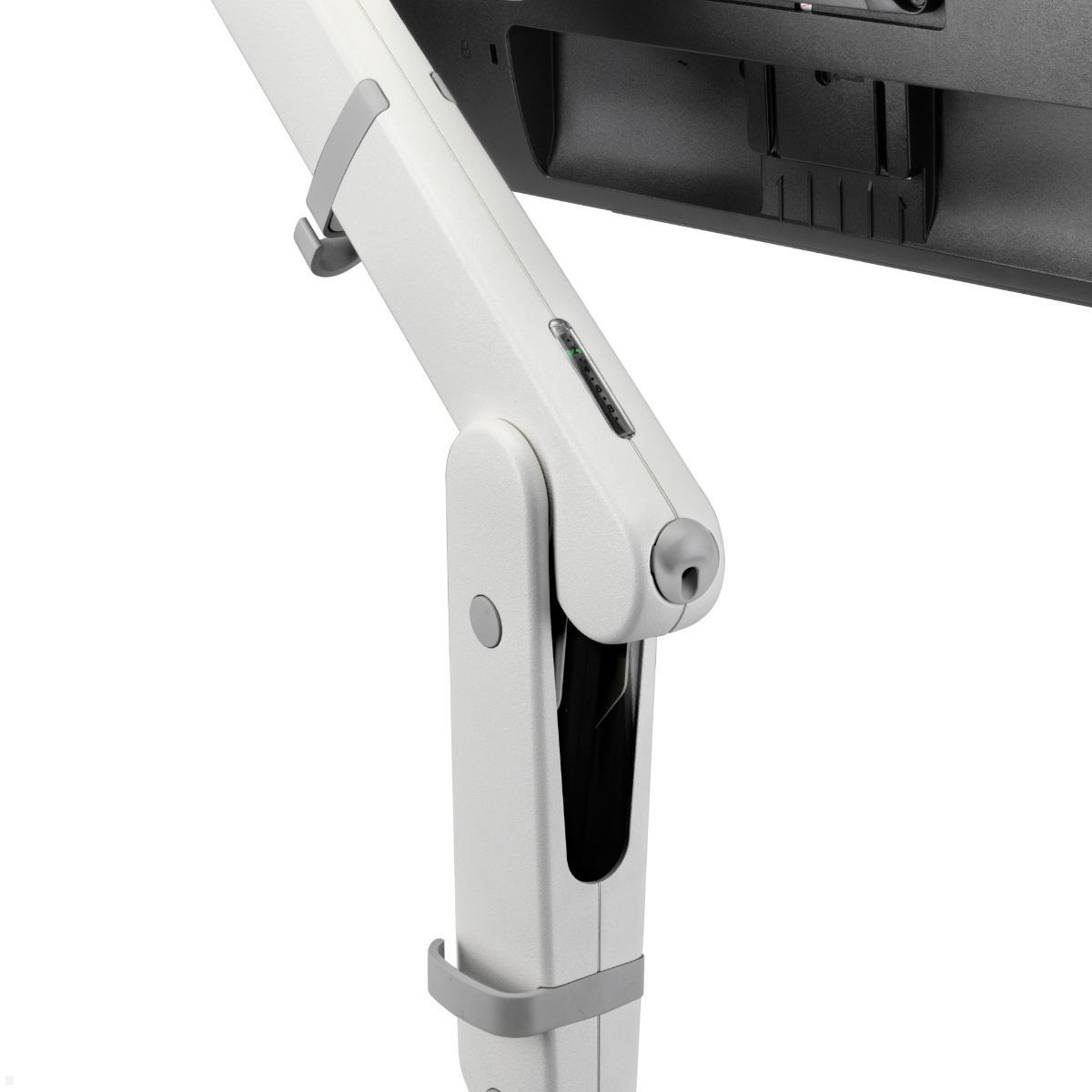 Monitorhalterung für 2 Monitore CBS Ollin in Weiß, Detail Monitorhalterung für 2 Monitore CBS Ollin in Weiß, Detail