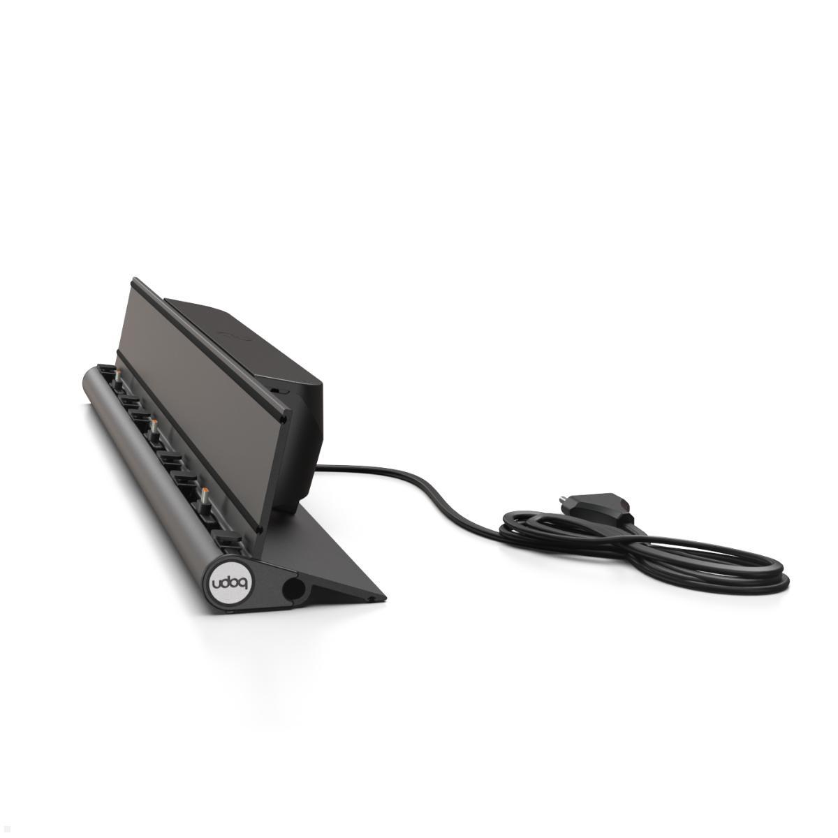udoq 550 Ladestation für 3 Tablets – Anwendungsbeispiel Schreibtisch