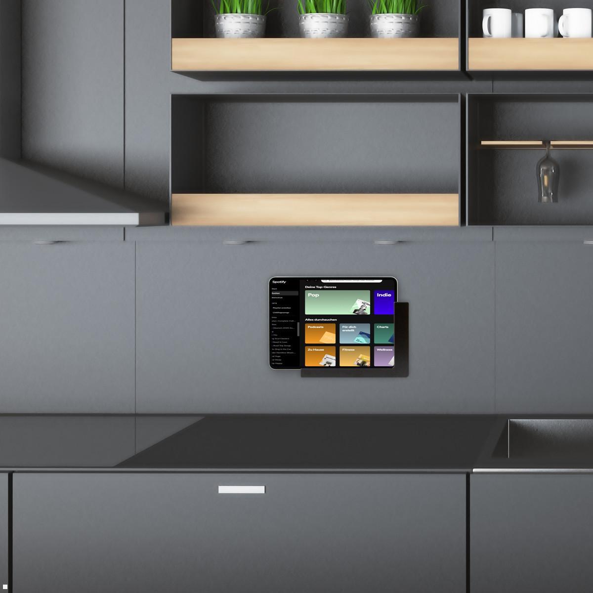 TabLines TWP051 Wandhalterung für Apple iPad Pro 11.0 (M5), Küchenmontage