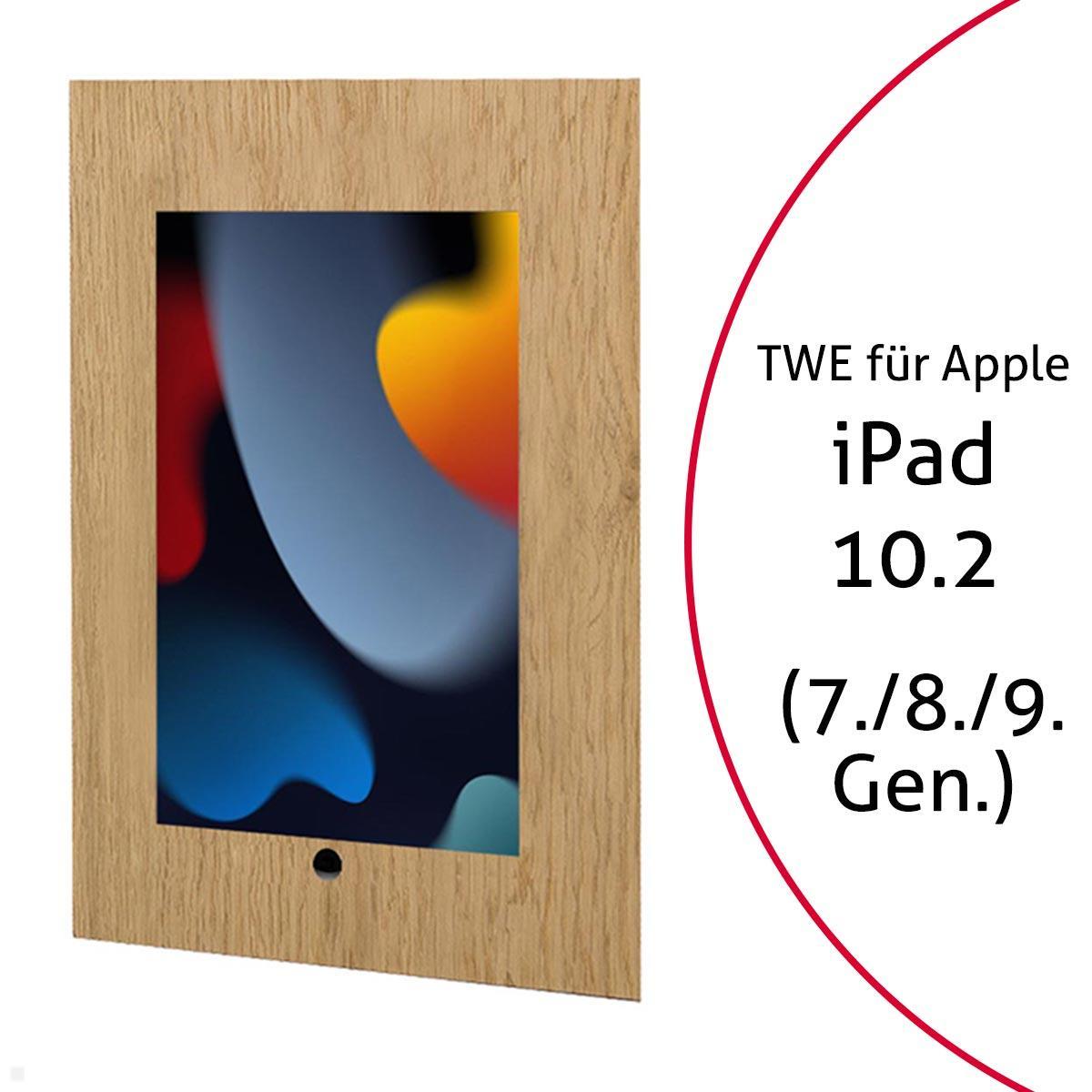 TabLines TWE089O Tablet Wandeinbau für Apple iPad 10.2 (7./8./9. Gen.), HB, Eiche TabLines TWE089O Tablet Wandeinbau für Apple iPad 10.2 (7./8./9. Gen.), HB, Eiche