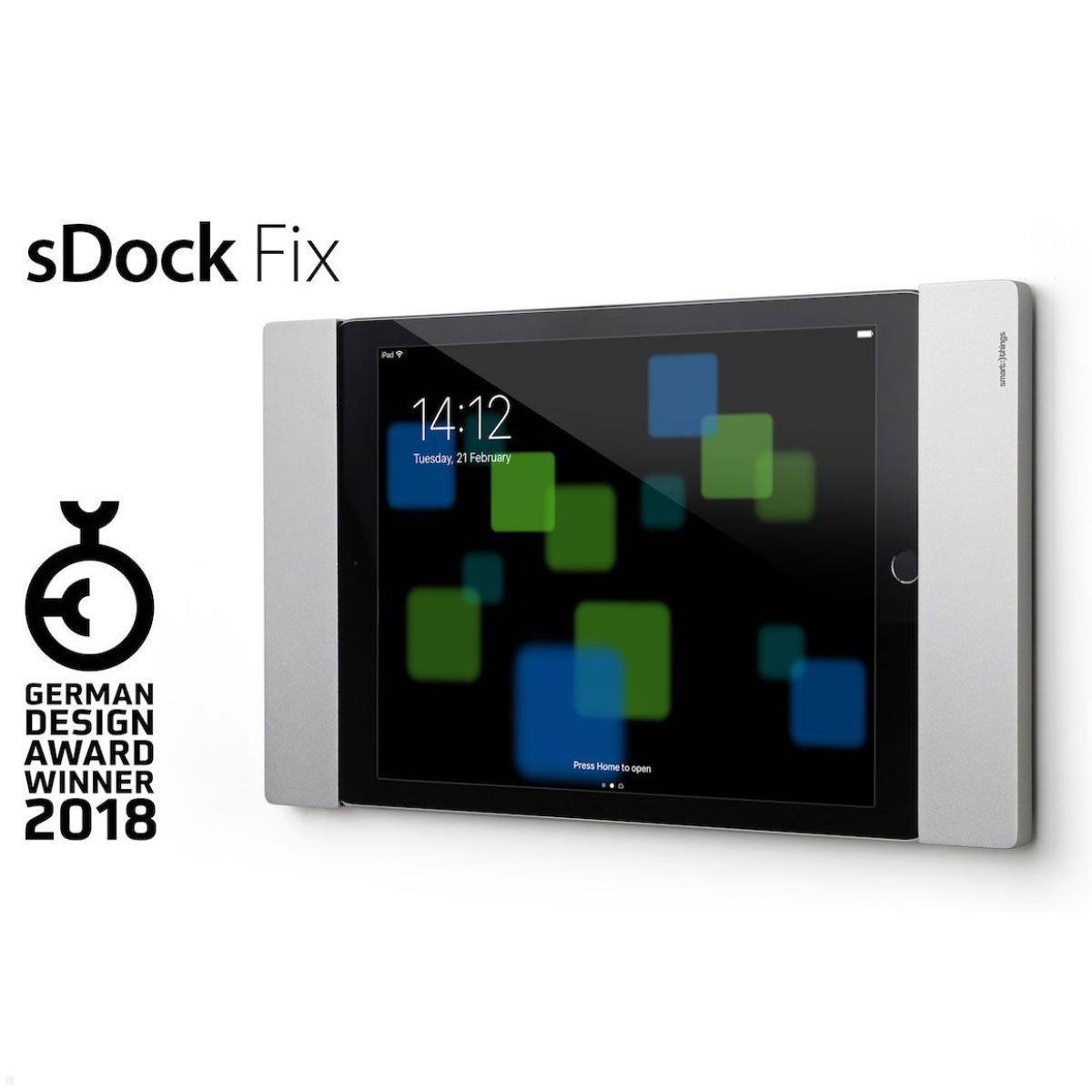 smart things sDock Fix Wandhalter Samsung Tab S7+ / S7FE / S8+ 12.4, silber, Auszeichnung smart things sDock Fix Wandhalter Samsung Tab S7+ / S7FE / S8+ 12.4, silber, Auszeichnung