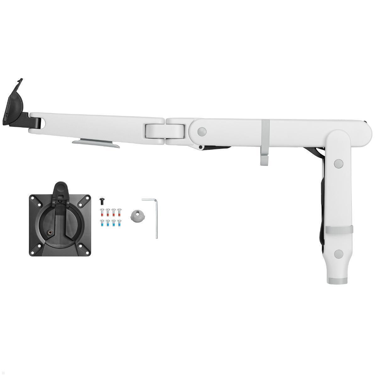CBS Ollin Monitor Tischhalterung mit Tischklemme, weiß Lieferumfang CBS Ollin Monitor Tischhalterung mit Tischklemme, weiß Lieferumfang