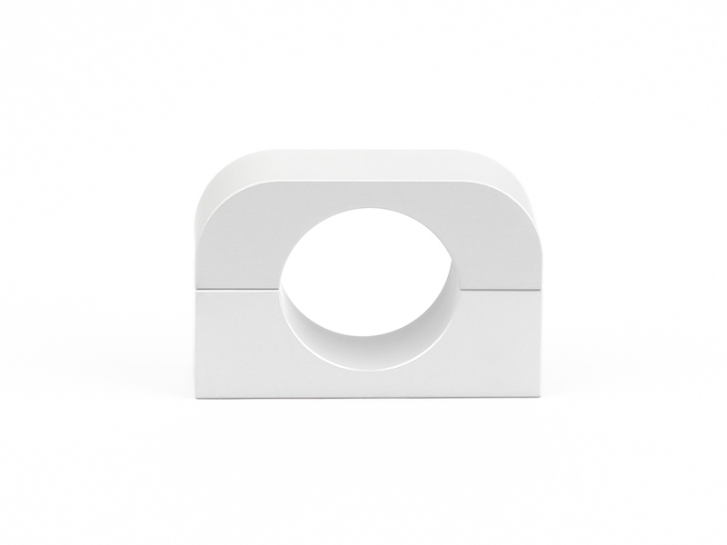 MonLines MBR20W Befestigungsring für Säulen 18-20mm weiß front MonLines MBR20W Befestigungsring für Säulen 18-20mm weiß front