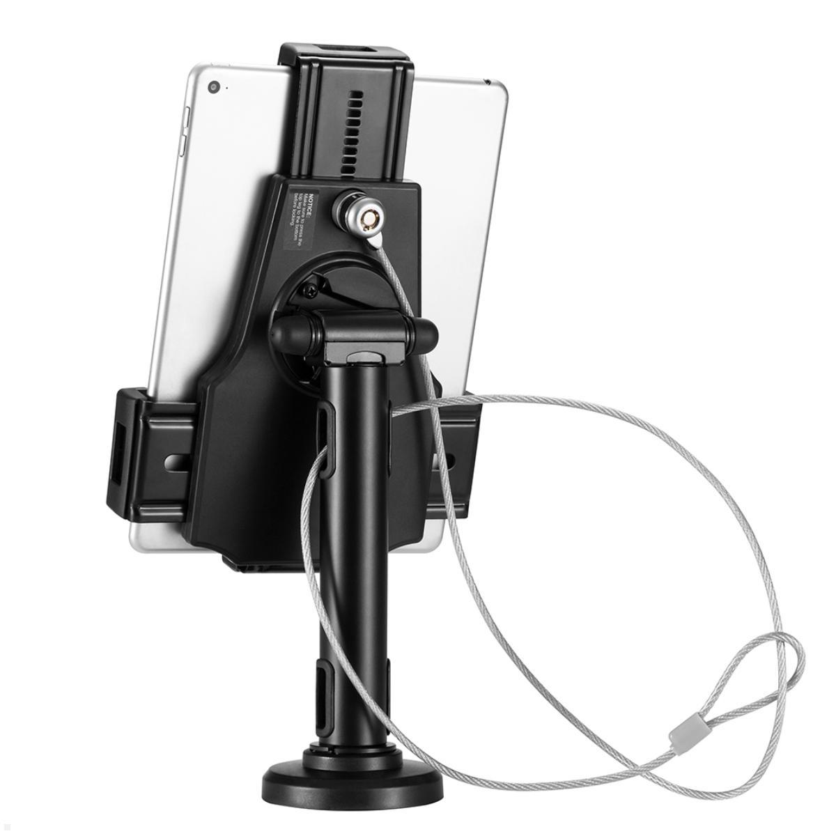 TabLines TTH004B Tablet Tischhalter / Kassenständer bis 10.5 Zoll, DS, schwarz Diebstahlschutz am POS TabLines TTH004B Tablet Tischhalter / Kassenständer bis 10.5 Zoll, DS, schwarz Diebstahlschutz am POS