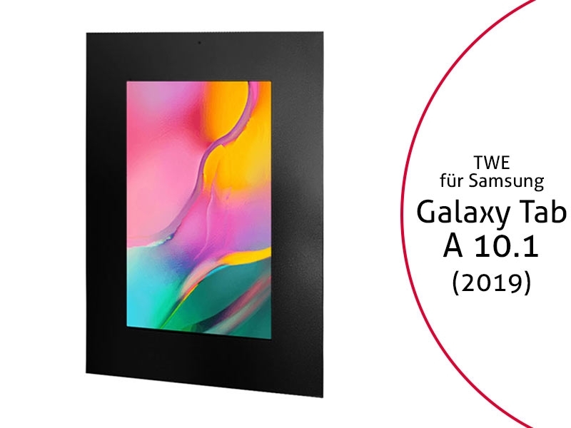 TabLines TWE080B Tablet Wandeinbau für Samsung Galaxy Tab A 10.1 (2019), DS, schwarz TabLines TWE080B Tablet Wandeinbau für Samsung Galaxy Tab A 10.1 (2019), DS, schwarz