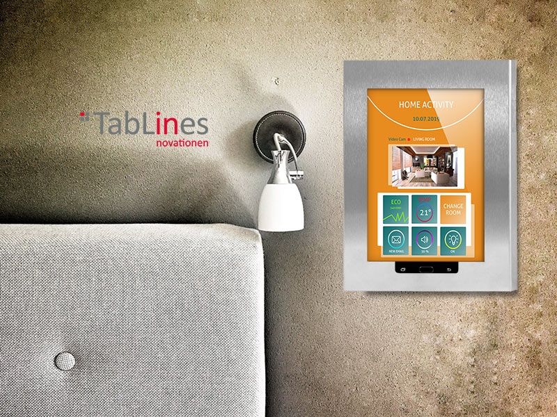 TabLines TSG019E Tablet Schutzgehäuse für Samsung Tab A 9.7, HB, Edelstahl Anwendung
