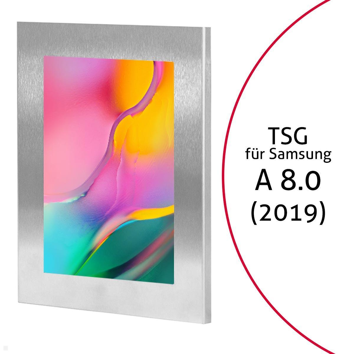 TabLines TSG072E Tablet Schutzgehäuse für Samsung Tab A 8.0 (2019), Edelstahl TabLines TSG072E Tablet Schutzgehäuse für Samsung Tab A 8.0 (2019), Edelstahl