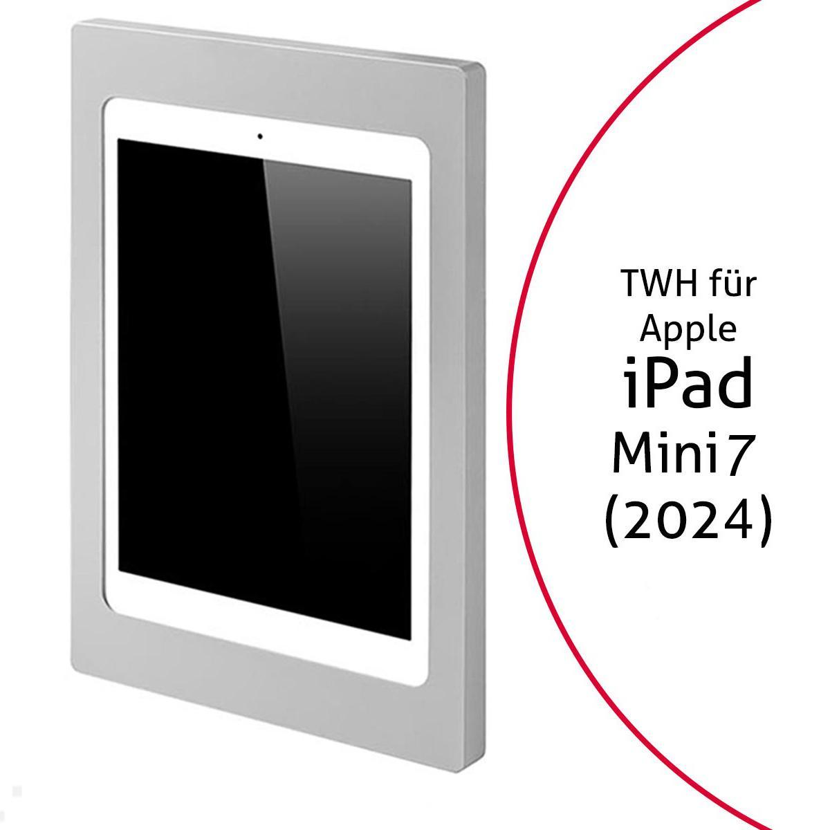 TabLines TWH064S Wandhalterung für iPad Mini 7 (A17 Pro), silber TabLines TWH064S Wandhalterung für iPad Mini 7 (A17 Pro), silber