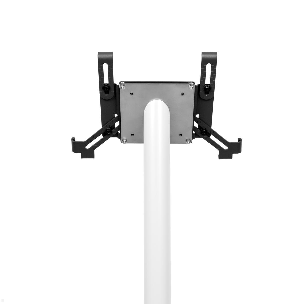 TabLines TBSfix001W Bodenständer mit Universal Tablethalter bis 11 Zoll, Rückseite, voll ausgefahren TabLines TBSfix001W Bodenständer mit Universal Tablethalter bis 11 Zoll, Rückseite, voll ausgefahren