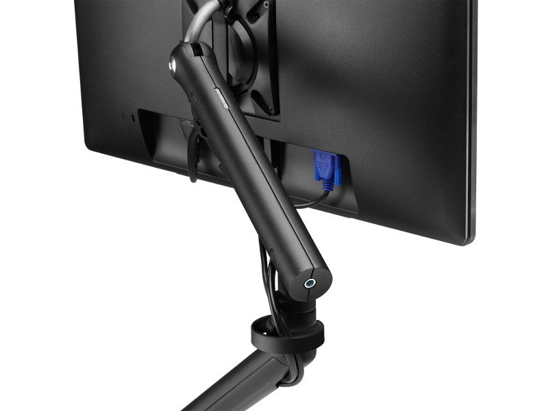 CBS Flo Monitorarm mit Tischklemme schwarz Kabelmanagement CBS Flo Monitorarm mit Tischklemme schwarz Kabelmanagement