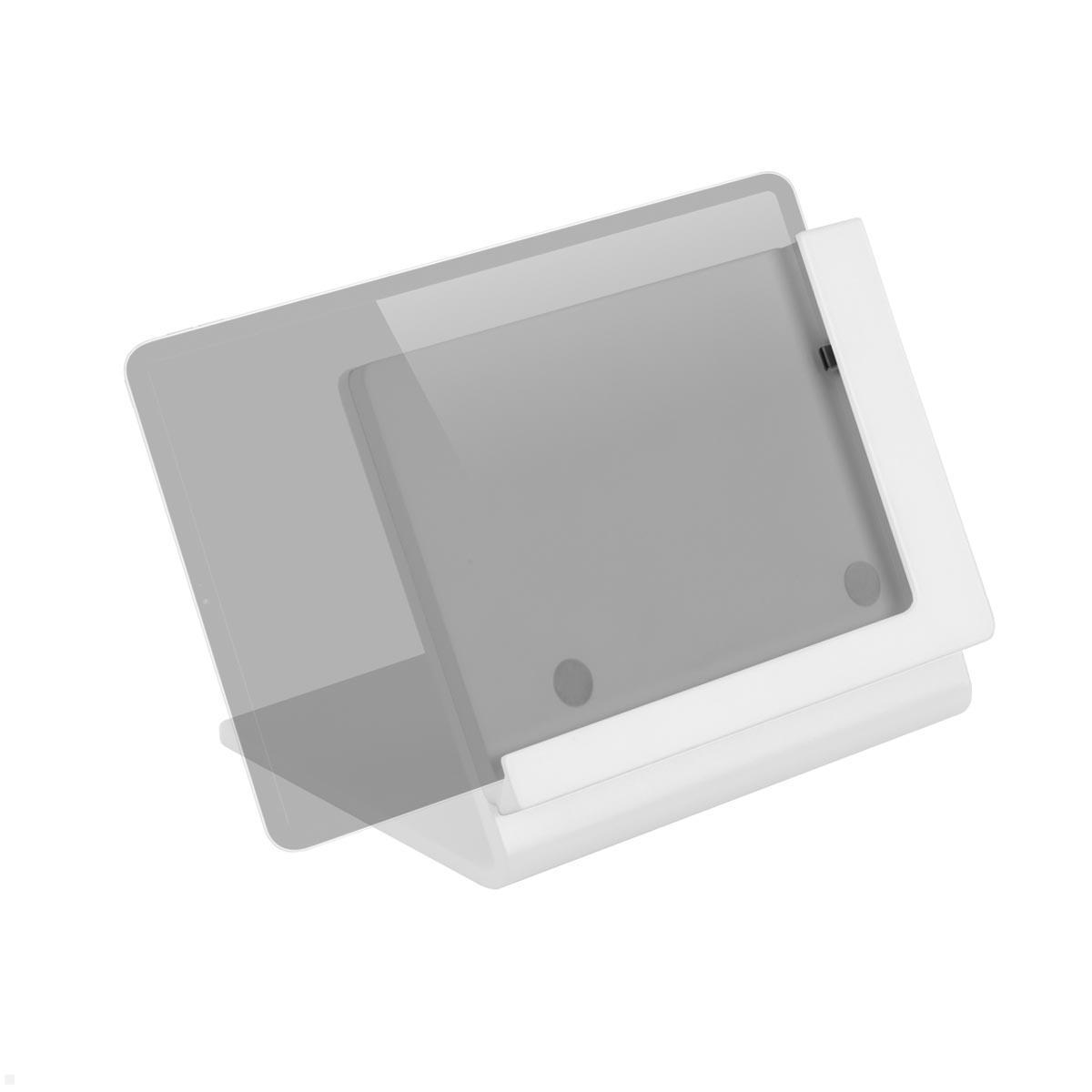 TabLines TTP012W Tabletständer Tisch Plug für iPad Pro 13 (M4), weiß Querformat TabLines TTP012W Tabletständer Tisch Plug für iPad Pro 13 (M4), weiß Querformat