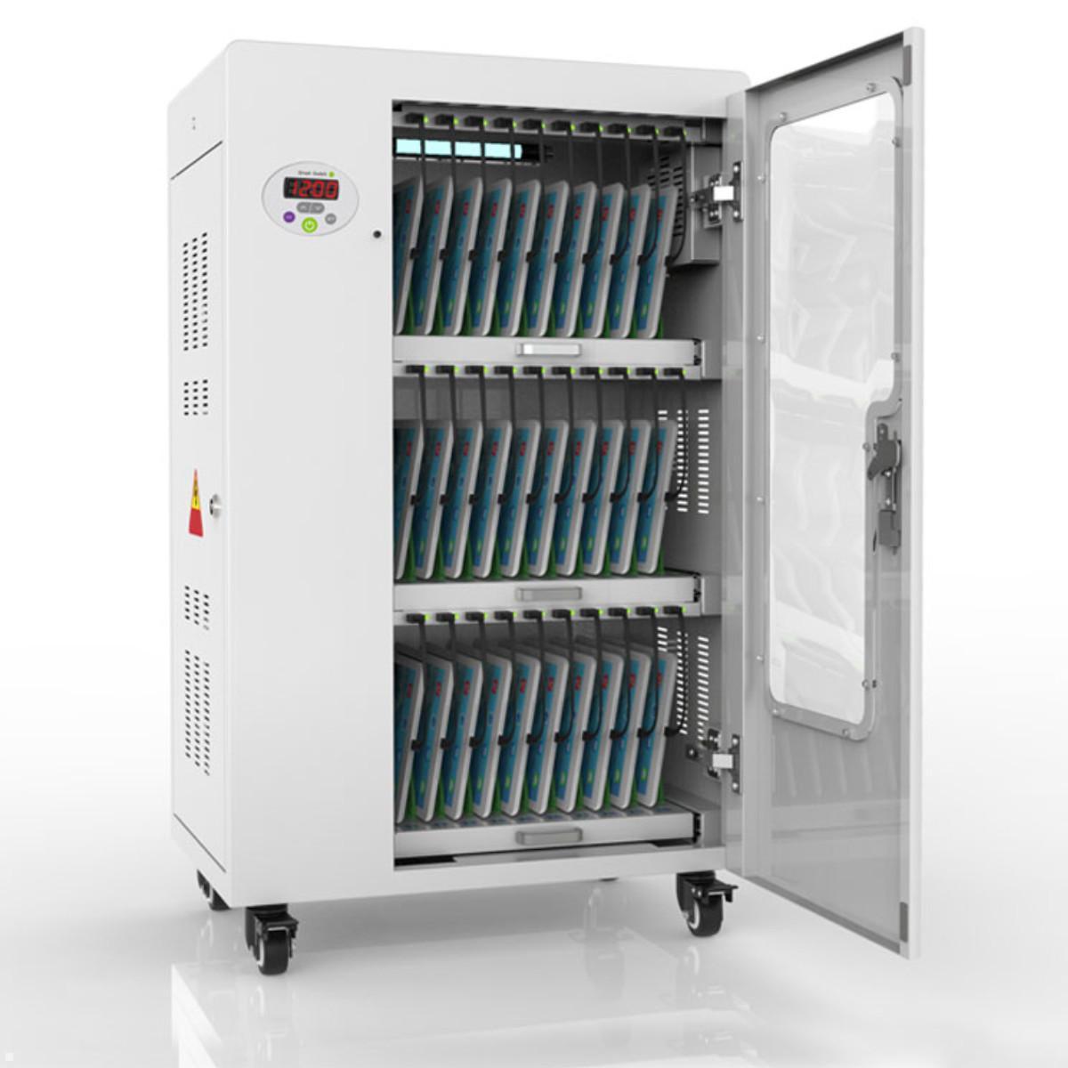 Good Connections ANTARES T30S Tablet Ladewagen Sync 30 Geräte, grau, USB-Ladekabel Good Connections ANTARES T30S Tablet Ladewagen Sync 30 Geräte, grau, USB-Ladekabel