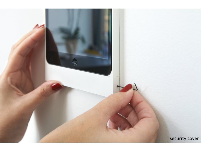 Basalte Eve diebstahlsicherer Wandhalter für iPad Mini 1/2/3, rund schwarz Diebstahlschutz