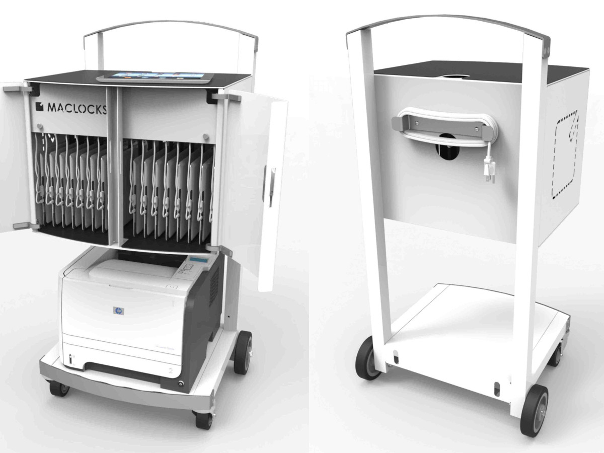 Compulocks UNO CartiPad Tablet/Laptop Ladeschrank Trolley für 16 Geräte Ansichten Compulocks UNO CartiPad Tablet/Laptop Ladeschrank Trolley für 16 Geräte Ansichten