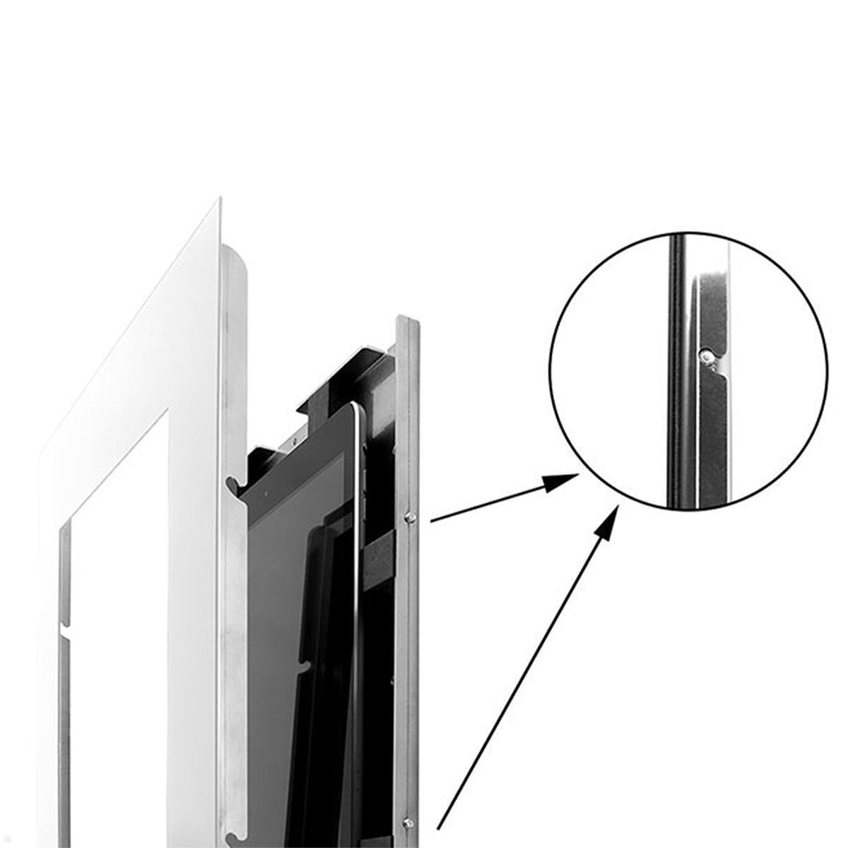 TabLines TWE088W Tablet Wandeinbau für Apple iPad 10.2 (7./8./9. Gen), DS, weiß, einfaches Einhängen TabLines TWE088W Tablet Wandeinbau für Apple iPad 10.2 (7./8./9. Gen), DS, weiß, einfaches Einhängen