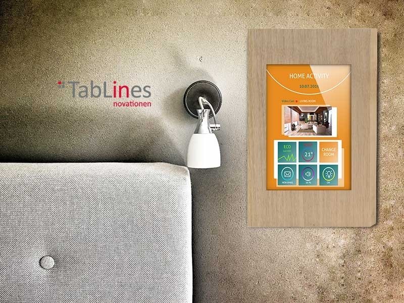 TabLines TSG008O Tablet Schutzgehäuse für Apple iPad Air 1, Eiche Smart Home Anwendung TabLines TSG008O Tablet Schutzgehäuse für Apple iPad Air 1, Eiche Smart Home Anwendung