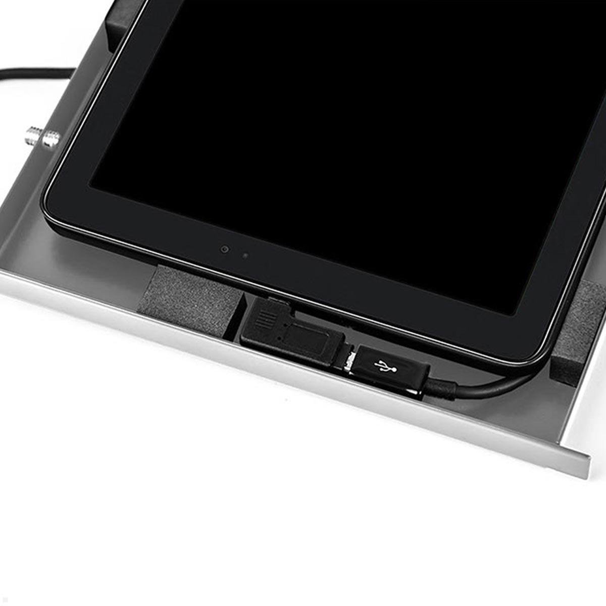 TabLines TSG108E Schutzgehäuse für Samsung Tab S10 Ultra 14.6, Edelstahl, Kabelführung TabLines TSG108E Schutzgehäuse für Samsung Tab S10 Ultra 14.6, Edelstahl, Kabelführung