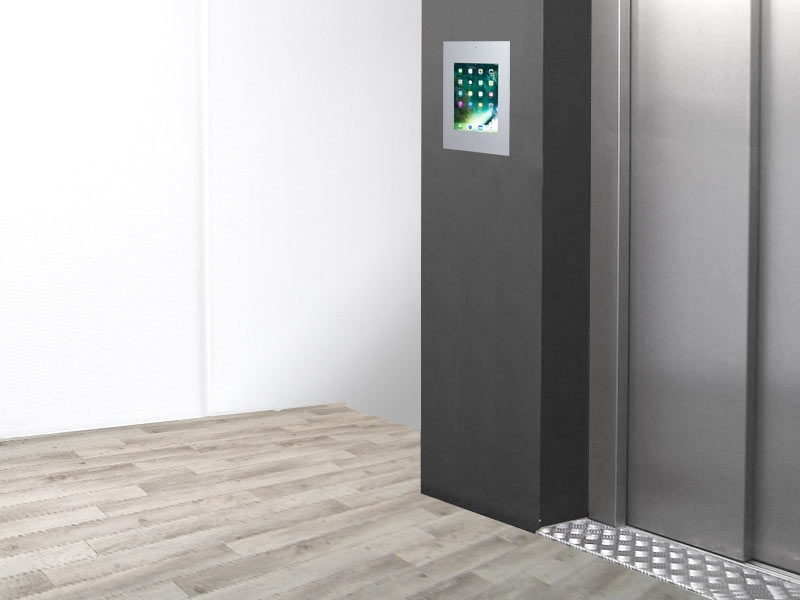 TabLines TWE036S Tablet Wandeinbau für Apple iPad 5 (2017), DS, silber Tablet als Wegweiser TabLines TWE036S Tablet Wandeinbau für Apple iPad 5 (2017), DS, silber Tablet als Wegweiser