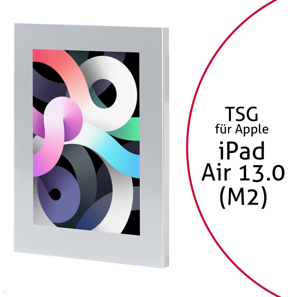 TabLines TSG101S Tablet Schutzgehäuse für Apple iPad Air 13.0 (M2), silber