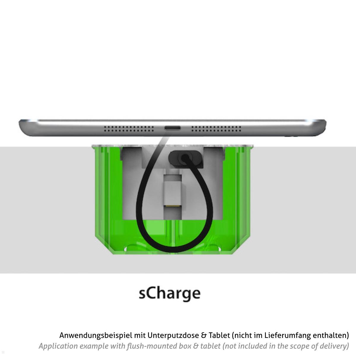 smart things Zubehör sCharge 20W Unterputz Netzteil mit Lightning Anschluss, s48 L Anwendungsbeispiel smart things Zubehör sCharge 20W Unterputz Netzteil mit Lightning Anschluss, s48 L Anwendungsbeispiel