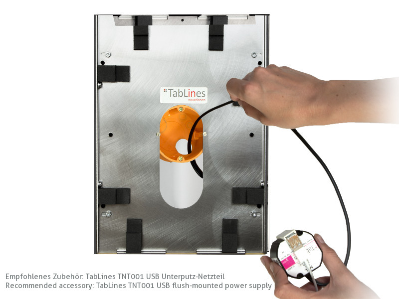 TabLines TWE048S Tablet Wandeinbau optionale Stromversorgung TabLines TWE048S Tablet Wandeinbau optionale Stromversorgung