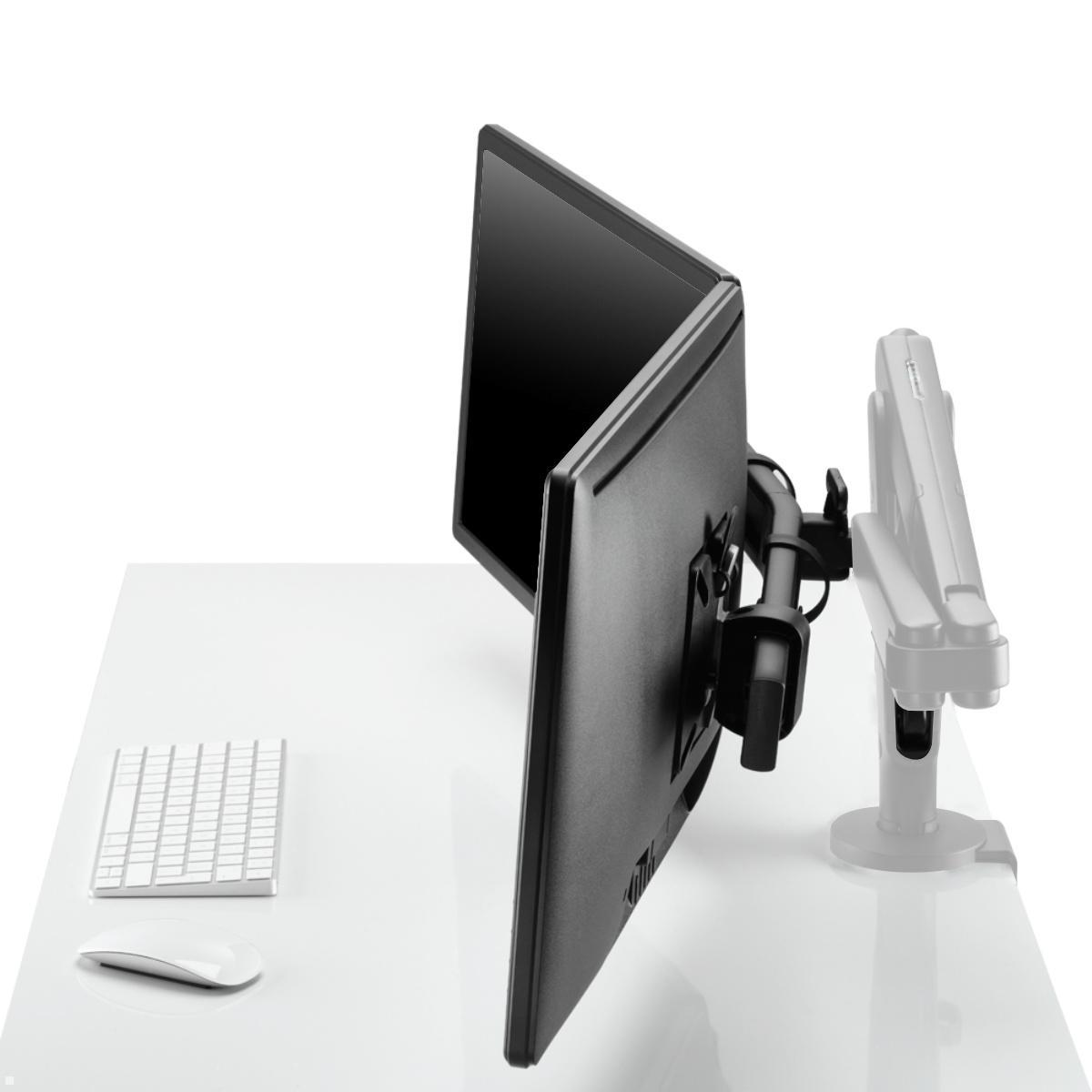 Monitorhalterung für 2 Monitore CBS Ollin in Silber mit VESA Monitorhalterung für 2 Monitore CBS Ollin in Silber mit VESA