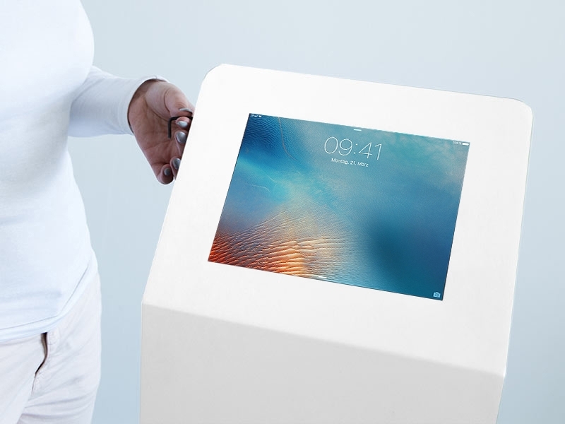 TabLines TBS040 Design Tabletständer quer mit Akku, Apple iPad Pro 9.7 Screen TabLines TBS040 Design Tabletständer quer mit Akku, Apple iPad Pro 9.7 Screen