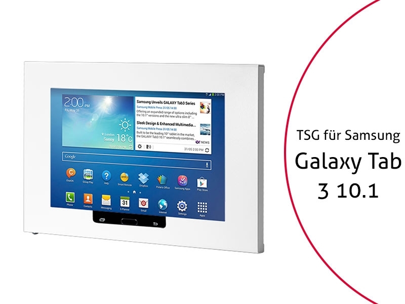 TabLines TSG014W Tablet Schutzgehäuse für Samsung Tab 3 10.1, HB, weiß TabLines TSG014W Tablet Schutzgehäuse für Samsung Tab 3 10.1, HB, weiß