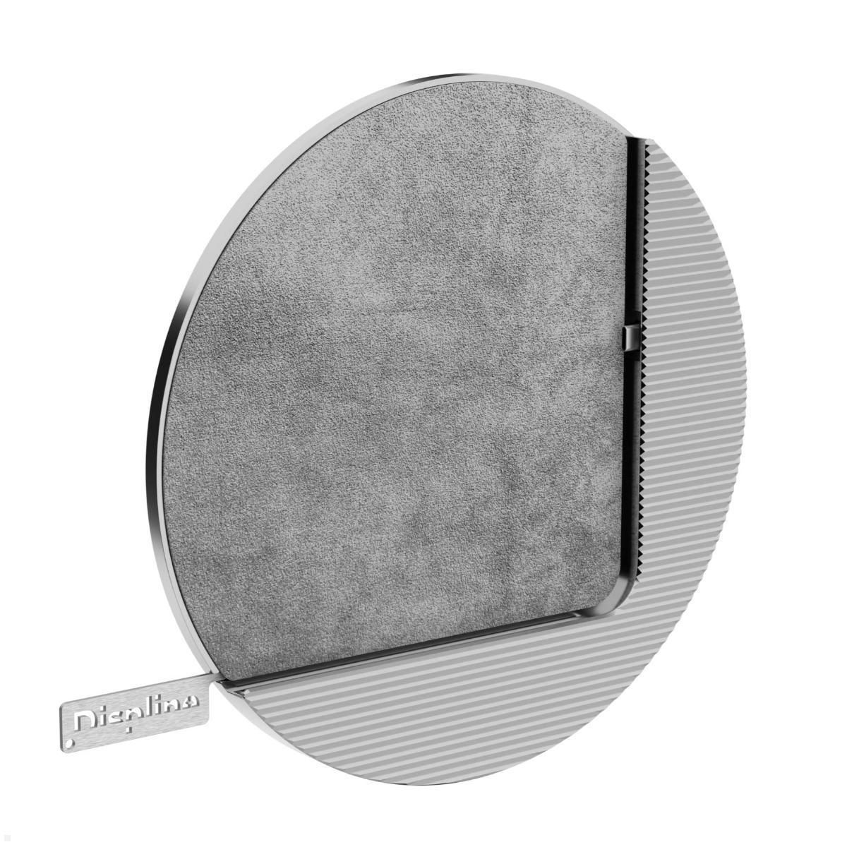 Displine Moonlight Wall Apple iPad 10.9 (10.Gen) Wandhalter USB-C, silber eloxiert, Alcantara Inlay Displine Moonlight Wall Apple iPad 10.9 (10.Gen) Wandhalter USB-C, silber eloxiert, Alcantara Inlay