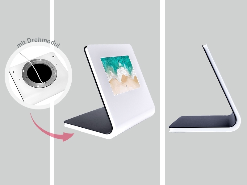 TabLines TTS040 Design Tablet Tischständer Apple iPad 9.7 (2018) mit Drehmodul TabLines TTS040 Design Tablet Tischständer Apple iPad 9.7 (2018) mit Drehmodul