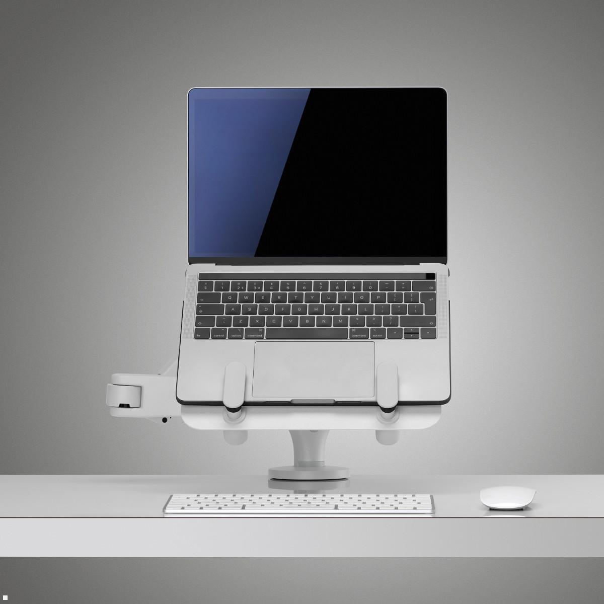 CBS Ollin / Flo Laptop- und Tablethalterung (LAP/003/W), weiß, Anwendungsbeispiel CBS Ollin / Flo Laptop- und Tablethalterung (LAP/003/W), weiß, Anwendungsbeispiel