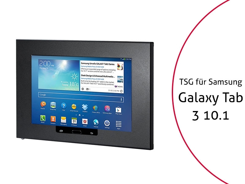 TabLines TSG014B Tablet Schutzgehäuse für Samsung Tab 3 10.1, HB, schwarz TabLines TSG014B Tablet Schutzgehäuse für Samsung Tab 3 10.1, HB, schwarz