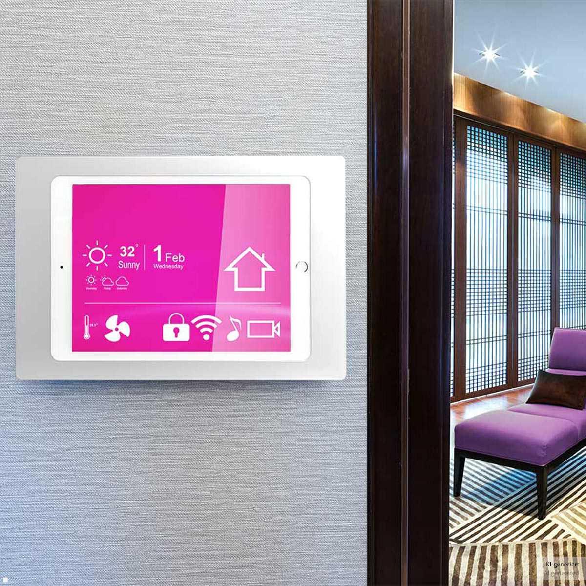 TabLines TWH080 Tablet Wandhalterung für Samsung Tab S12 Ultra 14.6, Room Manager SmartHome