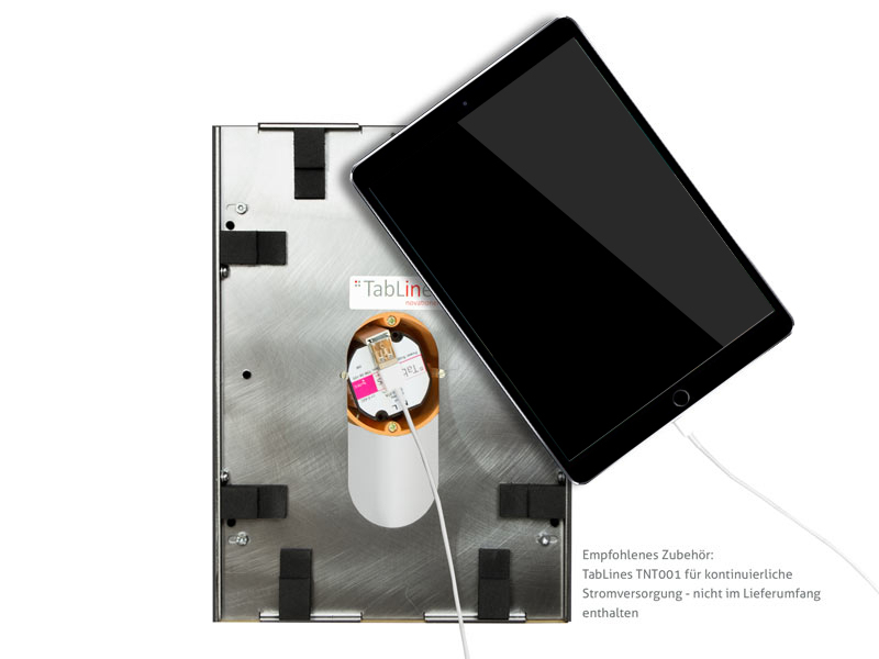TabLines TWE018E Tablet Wandeinbau für Apple iPad Mini 4 + Mini 5, HB, Edelstahl optionale Stromversorgung TabLines TWE018E Tablet Wandeinbau für Apple iPad Mini 4 + Mini 5, HB, Edelstahl optionale Stromversorgung