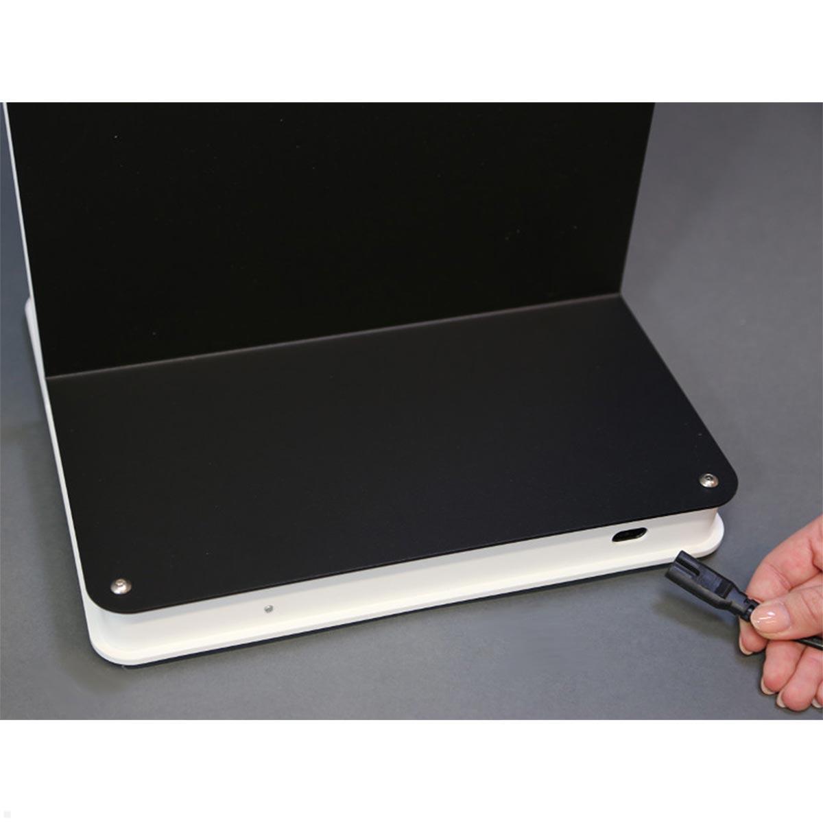 TabLines TBS095 Design Tabletständer quer mit Akku iPad 10.2 (7./8./9. Gen.), Laden / Charging TabLines TBS095 Design Tabletständer quer mit Akku iPad 10.2 (7./8./9. Gen.), Laden / Charging